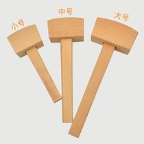 Wooden hammer beech wood mallet handmade hammer wooden hammer small mallet woodworking installation hammer woodworking tool wooden hammer head