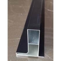 Black extra thick handle-free tile clip cabinet aluminum alloy complete set of accessories including edge sealing tile stove column slot