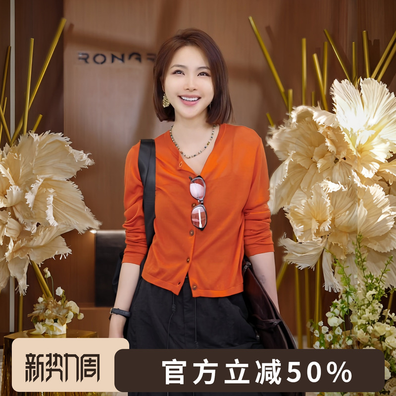 Rongrong [Breathable Sun Protection Cardigan] Rongrong Breathable Cool Knit Cardigan 2606H9