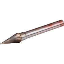 Conical pointed dome oval carbide rotary file tungsten steel grinding head stainless steel electric grinding head reaming drill bit