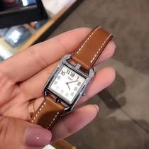 (Lolo Luxury) CAPE COD series square digital dial 23mm ladies personalized double circle leather watch