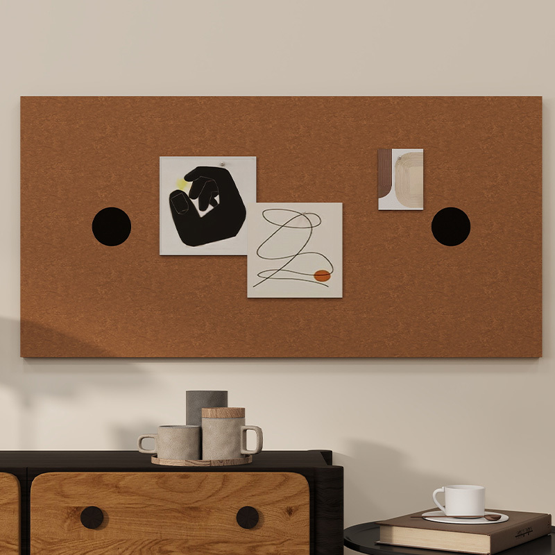Medieval-Style Felt Board Cork Board with a High-End Feel for Living Room Entrance Display Photo Wall Background Wall, No Drilling Required Medieval-Style Felt Board Cork Board with a High-End Feel for Living Room Entrance Display Photo Wall Background Wall, No Drilling Required