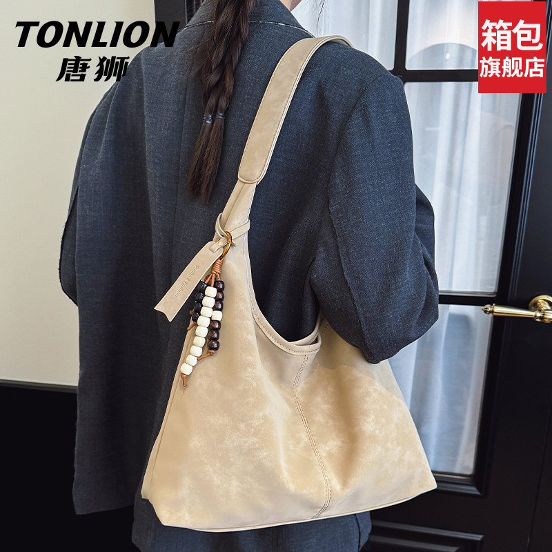 TANGSHI Women's Handbags 2026 New Arrival Trendy Versatile Luxury Shoulder Underarm Bag Large Capacity Commuter Tote Bag - Thumbnail 8