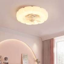 Full spectrum bedroom cloud fan light childrens room Internet celebrity cream fan ceiling light room smart bedroom light