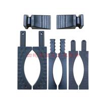 Positioner corner plate rubber transition block corner instrument bridge stop tire pad lift large shear turntable