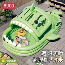 German sunshade swimming pool childrens home inflatable pool family outdoor large outdoor folding childrens paddling pool