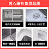 Stainless Steel Kitchen Cabinet Sink Countertop Integrated Cabinet Dishwashing Basin Sink Workbench Commercial Household Washbasin