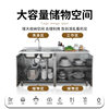 Xinjiang and Tibet Free Shipping 304 Stainless Steel All-Steel Kitchen Cabinets Upgraded Model Simple Stove Storage Cupboard