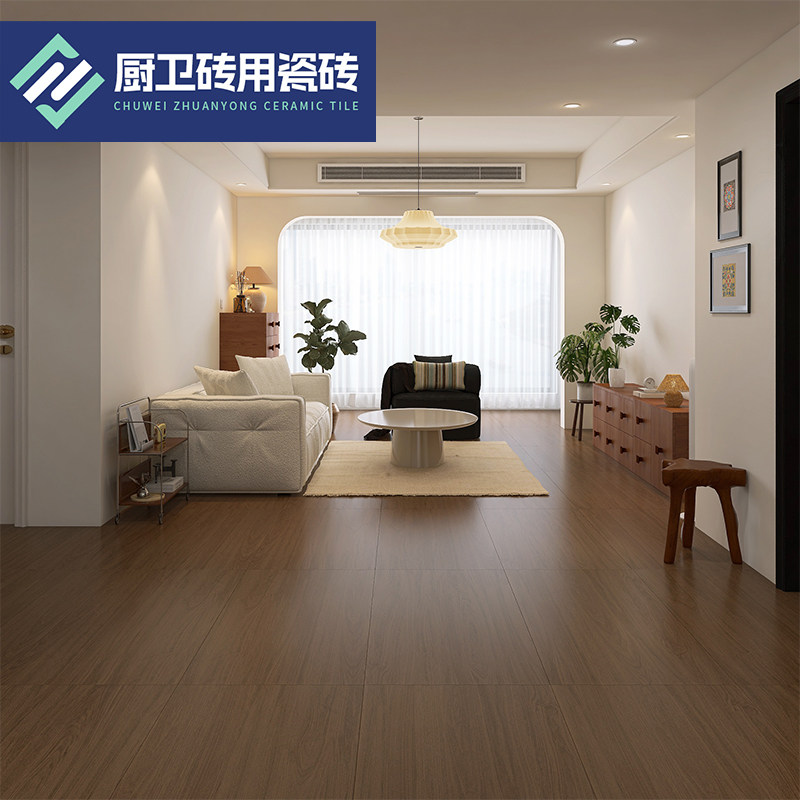 中古风微柔光感木纹砖600x1200｜客厅卧室都显高级感！-仿古砖包括文化石-淘宝百科网