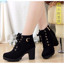 2022 New spring Winter Women Pumps Boots High Quality Lace-