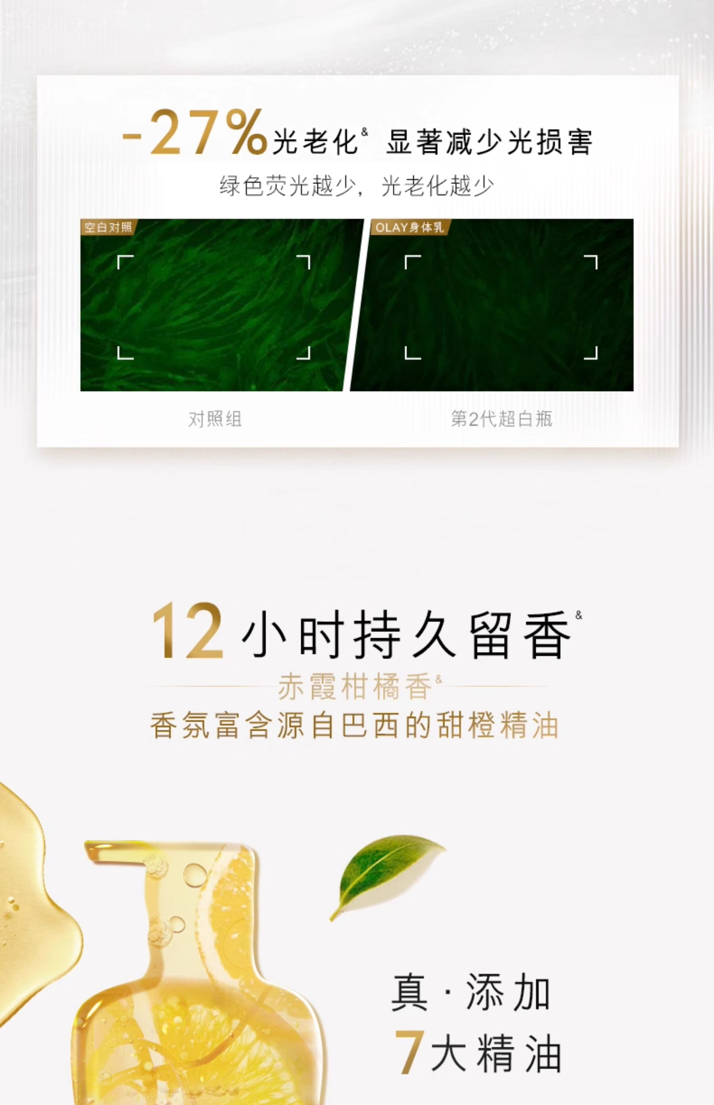 中国  OLAY 三抗第 2 代超白瓶美白身体乳  烟酰胺保湿滋润   260g/罐【杨紫、张予曦、刘雯同款】