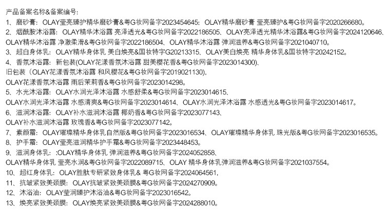 中国  OLAY 三抗第 2 代超白瓶美白身体乳  烟酰胺保湿滋润   260g/罐【杨紫、张予曦、刘雯同款】
