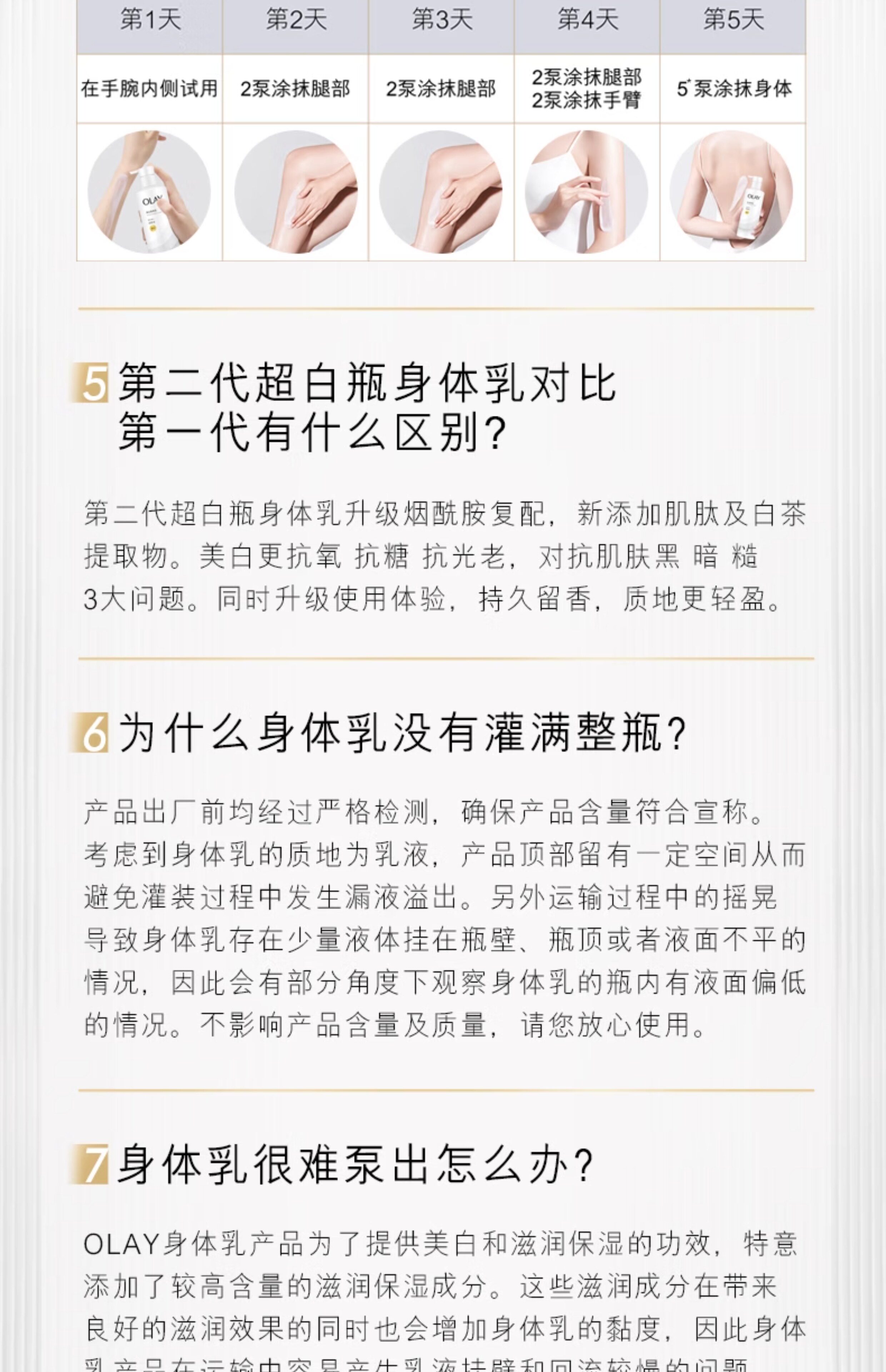 中国  OLAY 三抗第 2 代超白瓶美白身体乳  烟酰胺保湿滋润   260g/罐【杨紫、张予曦、刘雯同款】