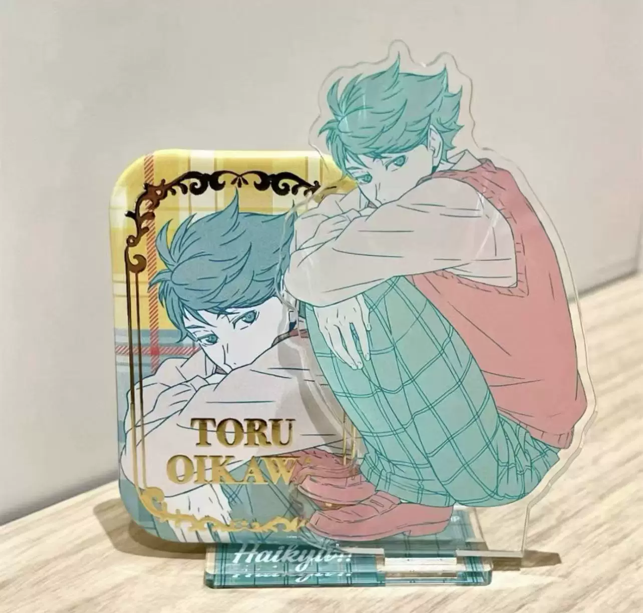 Волейбол мальчика периферия, значок Fangbaji с позолотой Оикава Тору, подвеска на рюкзак, периферийные украшения, подарки для друзей