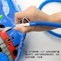 Balloon inflator manual push inflator swimming ring jumping vault yoga ball inflator foot pump air pump tool