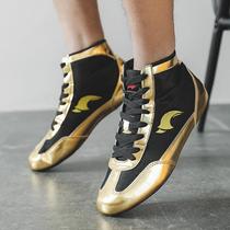 Boxing shoes for men and women low-top Sanda shoes high-top fighting training shoes weightlifting wrestling shoes boots boxing boots