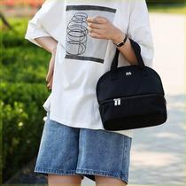 2023 new Japanese trendy multi-functional two-piece portable cosmetic bag large capacity portable one-shoulder internet celebrity hit the street