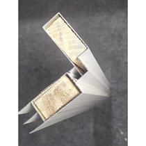 砖夹橱柜白色拐角阴角卡槽二合一转角立柱瓷砖灶台铝合金立柱配件