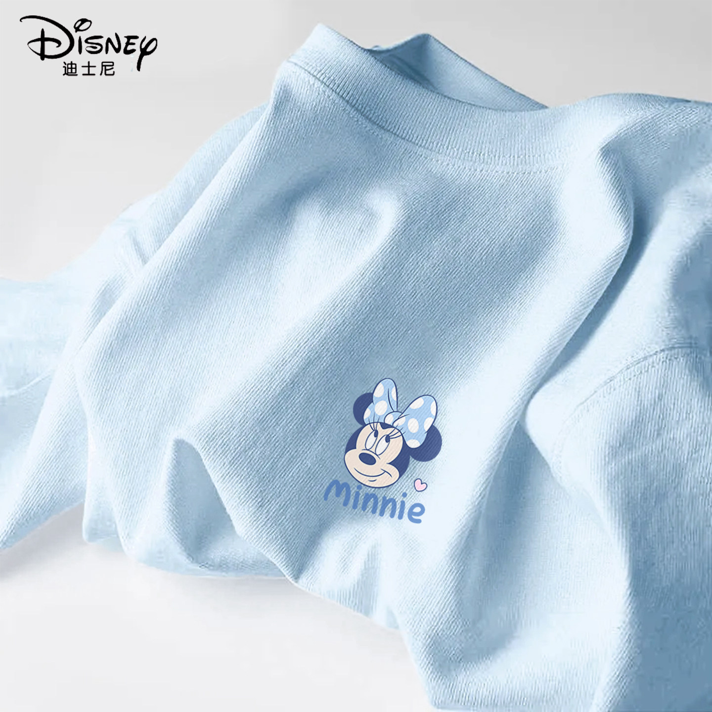 Футболка с короткими рукавами для девочек Disney, новинка 2026 года, летняя одежда для маленьких девочек, топы в западном стиле, хлопковая летняя детская одежда