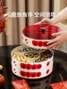 Peace and Joy Rotating Fruit Plate 2025 New Model Multifunctional Living Room Tea House Household Fruit Snack Dried Fruit Storage Box