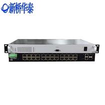 Qiaohuatai QQDK-600B industrial switch 4 optical 24 electric Gigabit optical 100M X power grid tube type industrial switch