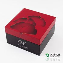 Customized watch matte paint wooden box packaging box wooden flip watch jewelry watch box storage gift box