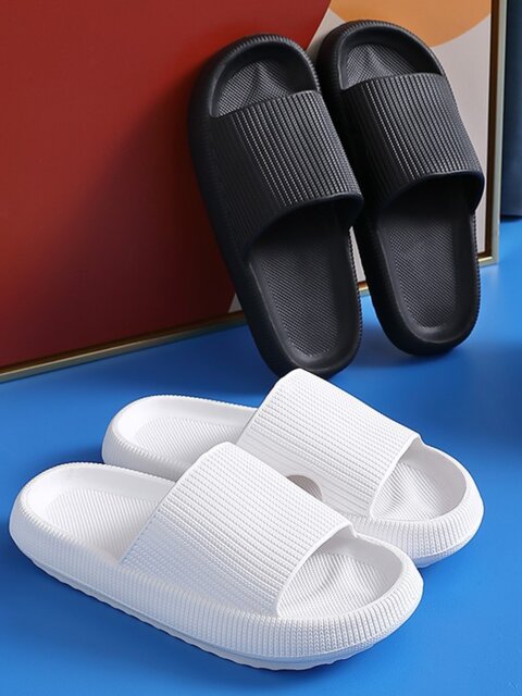 Anti-Static Slippers Spu Thickened Soft-Soled Sandals for Electronics Factory Clean Room Esd Work Shoes Non-Slip Unisex