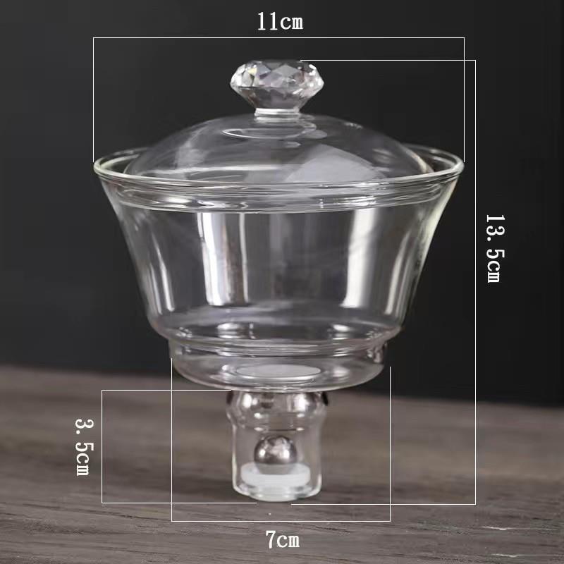 Lazy Tea Set Accessories: Automatic Glass Teapot with Magnetic Suction, Tea Set Accessories, Sharing Cup, Lid, Filter, Steel Ball Lazy Tea Set Accessories: Automatic Glass Teapot with Magnetic Suction, Tea Set Accessories, Sharing Cup, Lid, Filter, Steel Ball