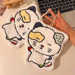 Cute little monster towel does not fall off hanging water absorption quick-drying toilet towel cartoon thickened handkerchief kitchen rag