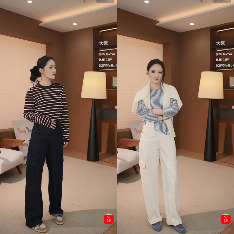 Cdl Couture Chen Dalu Multi-Pocket Workwear Mid-High Waist Straight-Leg Jeans Cl5847-Zqxw Cdl Couture Chen Dalu Multi-Pocket Workwear Mid-High Waist Straight-Leg Jeans Cl5847-Zqxw