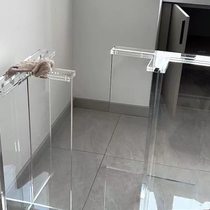 Highly transparent acrylic table legs custom transparent table legs dining table bracket coffee table rock plate support leg bracket suspended table
