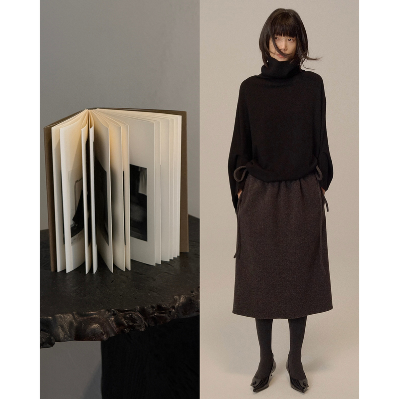 Style 01 Inhug Cape Sweater, Shawl-Style Batwing Sleeve Knit Cover-Up, Loose-Fitting Sweater