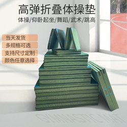 Somersault sports training mat high jump sponge mat Foldable thickened martial arts dance practice rock climbing gymnastics protective mat