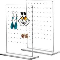 Earring Organizer Hole Clear Acrylic Ear Studs Display