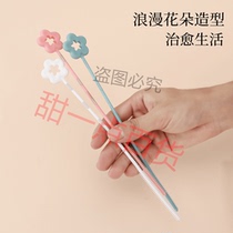 Portable macaron colored straw brush bottle cleaning brush slender straw washing straw anti-fouling silicone small brush straw cup brush