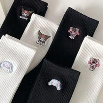 Sanrio Cotton Socks Kawaii Cinnamoroll Kuromi My lody Cart