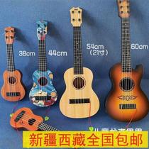 Xinjiang area childrens small guitar toy can play simulated medium size for beginners