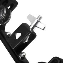 DT-66 drum set double row hand bell percussion instrument clip-on hi-hat bell bracket extended hand bell flower drum circle