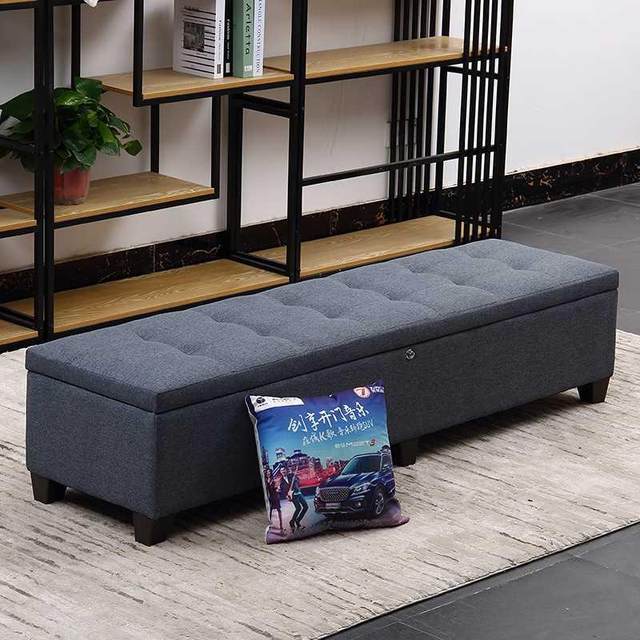 Long sofa stool password lock physical doll storage box storage stool sharing girlfriend collection box with lock stool
