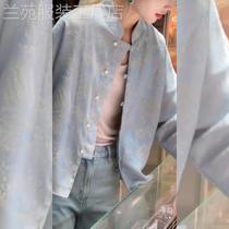 New Chinese style national style super good-looking improved coat jacket 2024 autumn buckle cool and dignified temperament top