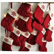 Knitted Christmas stockings Christmas tree decoration Socks