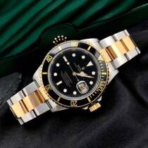 95 new Rolex Submariner 16613 40mm black plate single watch
