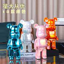 Violent bear ornaments living room light luxury desktop floor-standing ceramic high-end home childrens room decoration piggy bank gift