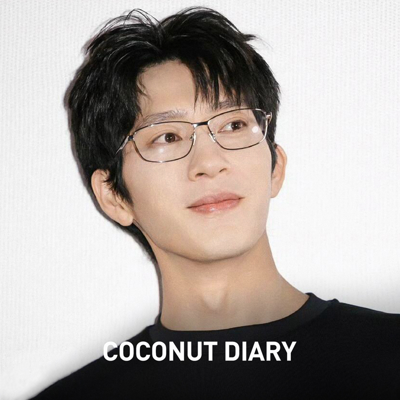 Fei Ke and Bing Boran's Same Style Silver Frame Ultra-Light Metal Eyeglass Frames for Men, Suitable for Prescription Lenses or Non-Prescription Lenses