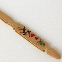 Forward and reverse knocking dulcimer bamboo professional performance examination white ox horn red sandalwood key heavy ox bone yin sign dulcimer accessories