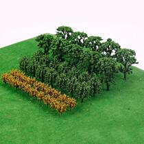 50pcs Train Artificial Miniature ree Plastic Model Scenery R