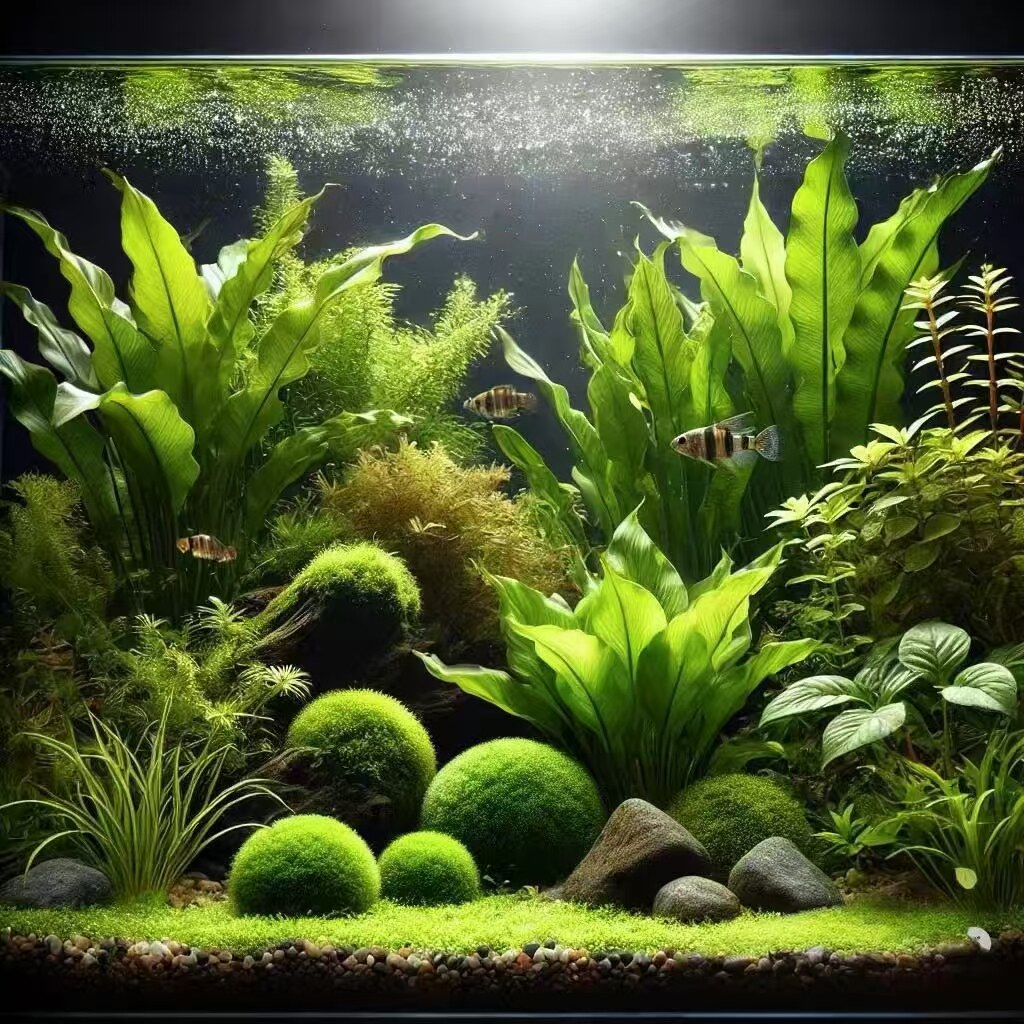三月水草花卉