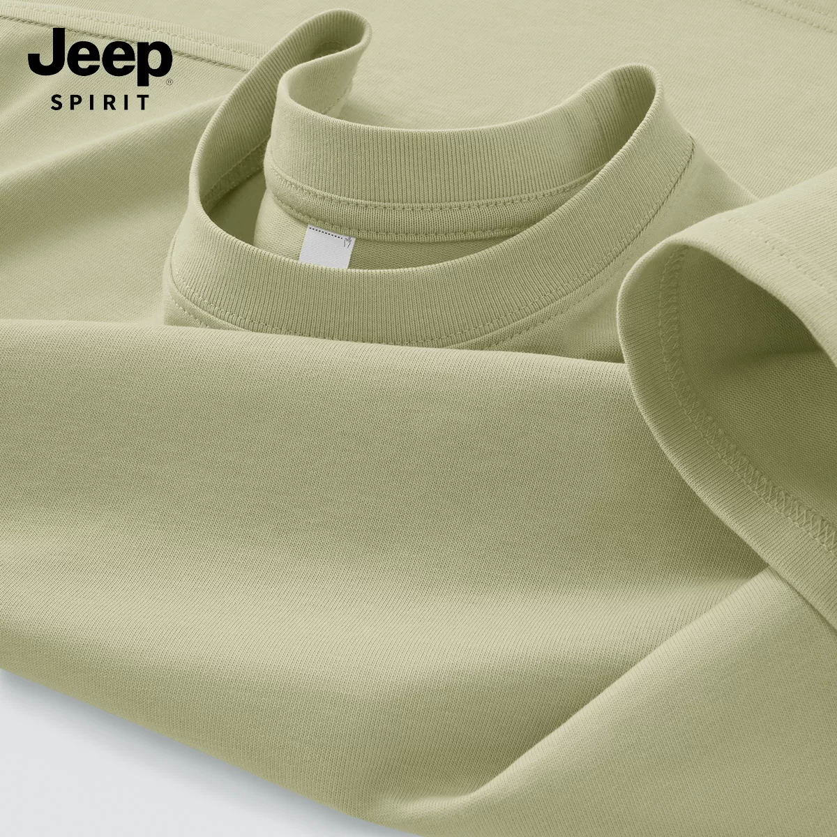JEEP SPIRIT Jeep, хлопковая летняя футболка с коротким рукавом, новая коллекция