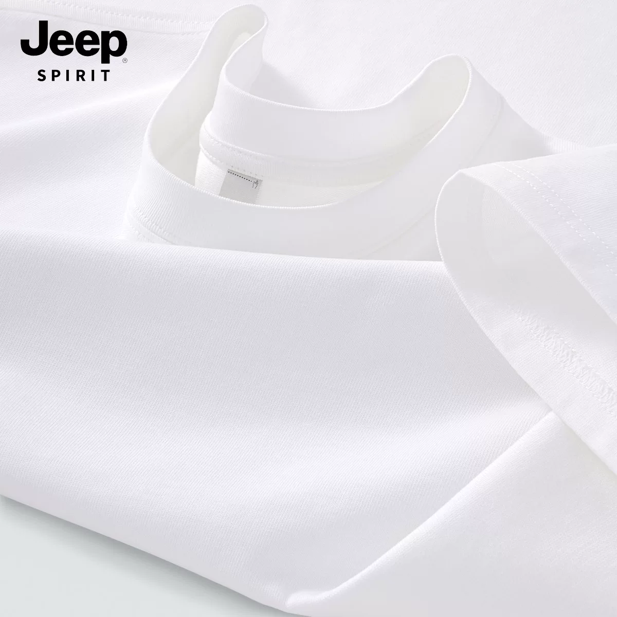 JEEP SPIRIT Jeep, хлопковая летняя футболка с коротким рукавом, новая коллекция