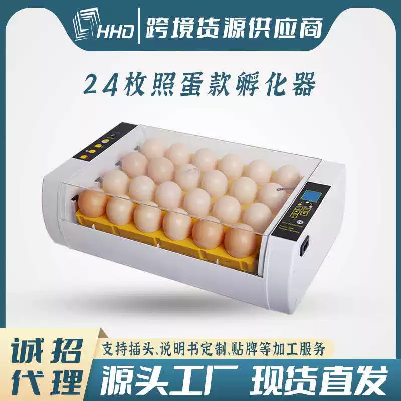 [跨境全自动宠物家用小型孵蛋器孵化器智能养殖专用设备鹦鹉芦丁鸡]